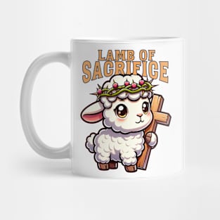 lamb of sacrifice- Happy easter Mug